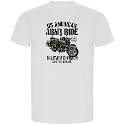 T Shirt ECO Motorcycling Army Ride Short Sleeves Man