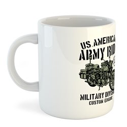 Mug 325 ml Motorcycling Army Ride