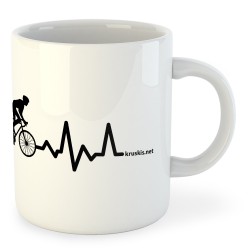 Tazza 325 ml Ciclismo Biking Heartbeat