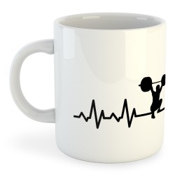 Mug 325 ml Gym Fitness Heartbeat