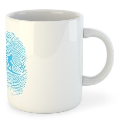 Mug 325 ml Surf Surfer Fingerprint