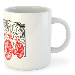 Mug 325 ml Cycling Topographic