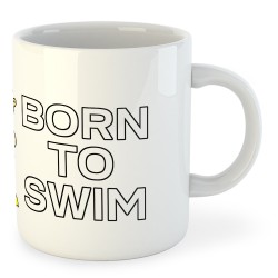 Kopp 325 ml Simning Born to Swim
