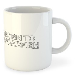 Taza 325 ml Buceo Born to Spearfish
